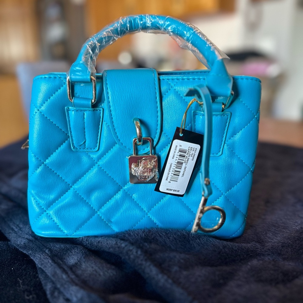 Bebe Brand New Turquoise/ Gold Purse